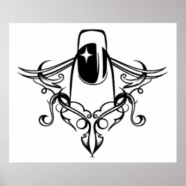 Nail Poolse kunst is Classy Poster