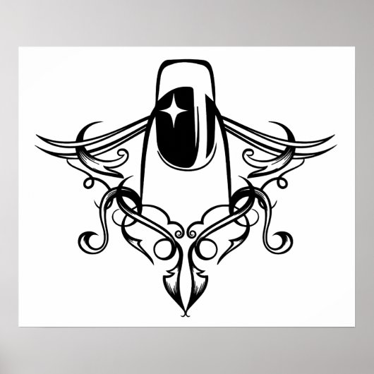 Nail Poolse kunst is Classy Poster (Voorkant)