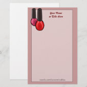 Nail Poolse schrijfmachine Briefpapier (Voorkant / Achterkant)