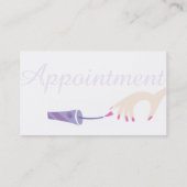 Nail Salon Appointards Afsprakenkaartje (Achterkant)