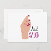 Nail Salon Briefkaart (Voorkant / Achterkant)