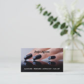 Nail Salon Carte de visite (Debout devant)
