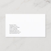 Nail Salon Carte de visite Pastel Feuilles (Dos)