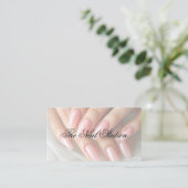 Nail Salon Classy Appointment Cards Visitekaartje (Staand voorkant)