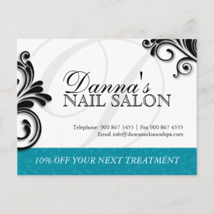 Nail Salon en Spa Adverteren Briefkaart