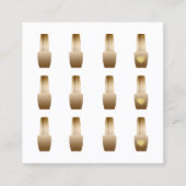 Nail Salon Makeup Artist 12 Stamps Loyalty (Voorkant)