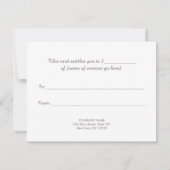 Nail Salon, Mauve Pink Manicurist Cadeaubon (Achterkant)