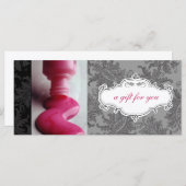 Nail Salon of Day Spa Cadeaubonnen (Voorkant / Achterkant)