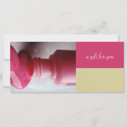 Nail Salon of Day Spa Cadeaubonnen (Voorkant)