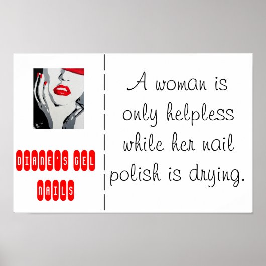 Nail Salon Poster (Voorkant)