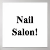 Nail Salon Poster Matte (Voorkant)