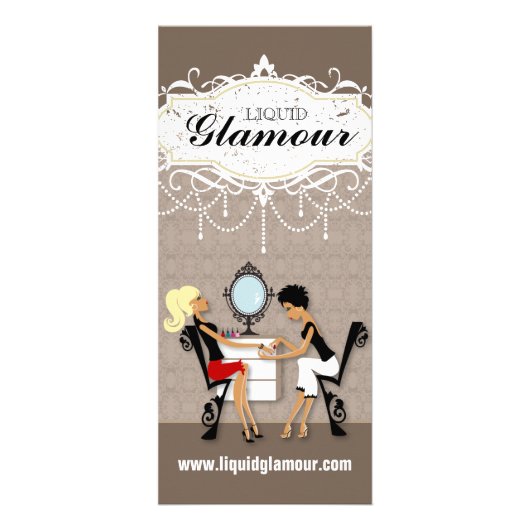  Nail Salon Rack Kaart (Voorkant)