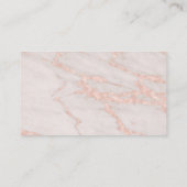 Nail Salon Spa Technician Blush Roos Marmer Visitekaartje (Achterkant)