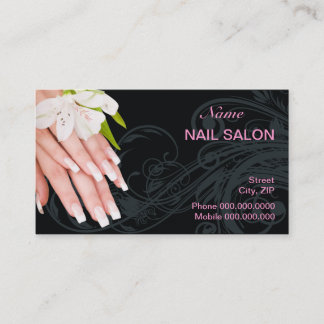 Nail Salon Visitekaartje Afsprakenkaartje