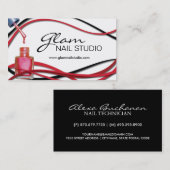 Nail Salon-visitekaartje Visitekaartje (Voorkant / Achterkant)