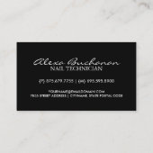 Nail Salon-visitekaartje Visitekaartje (Achterkant)