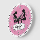 Nail Salon  wandklok Grote Klok (Hoek)