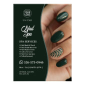 Nail Spa Custom Glossy Poster Perfect Poster (Voorkant)