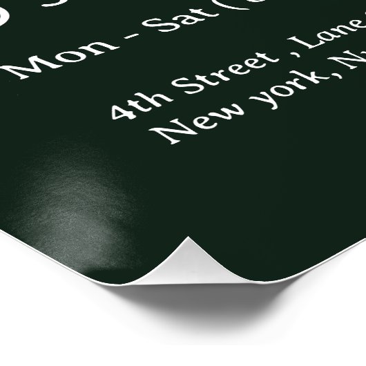 Nail Spa Custom Glossy Poster Perfect Poster (Hoek)