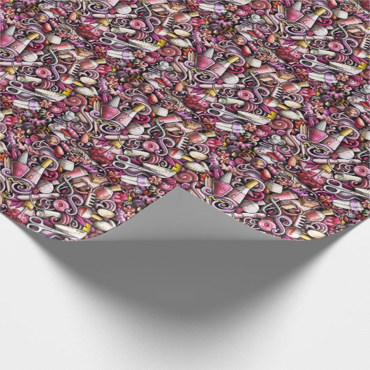 Nail Studio Pattern Cadeaupapier (Hoek)