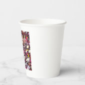 Nail Studio Pattern Papieren Bekers (Achterkant)