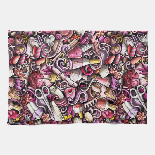 Nail Studio Pattern Theedoek (Horizontaal)