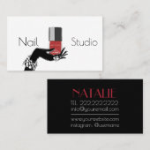 Nail Studio Visitekaartje (Voorkant / Achterkant)