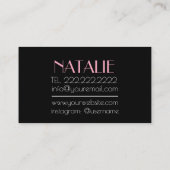 Nail Studio Visitekaartje (Achterkant)