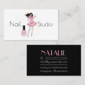Nail Studio Visitekaartje (Voorkant / Achterkant)