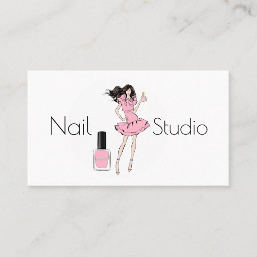 Nail Studio Visitekaartje (Voorkant)