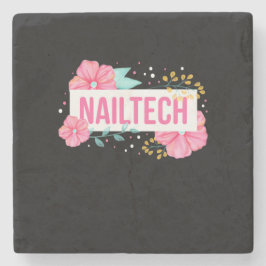 Nail Tech Flower Stenen Onderzetter