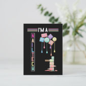 Nail Tech make up Nail Technicia Cosmetics Briefkaart (Staand voorkant)