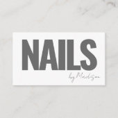 Nail Tech Manicure Professionele Salon Spa Visitekaartje (Voorkant)