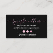 Nail Tech Nail Art Visitekaartje (Achterkant)