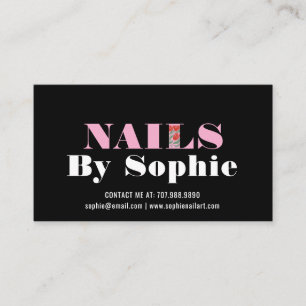 Nail Tech Nail Art Visitekaartje