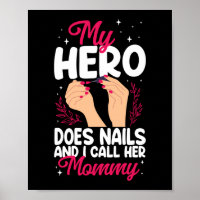 Nail Tech Nail Artist My Hero doet spijkers en ik