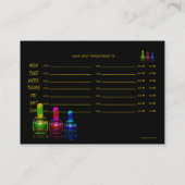 Nail Tech Nail Artiste Nail Salon Carte de visite (Dos)