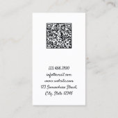 Nail Tech QR-Visitekaartje Visitekaartje (Achterkant)