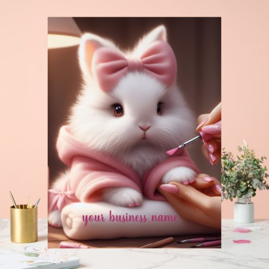 Nail Tech Sign (Mariage)