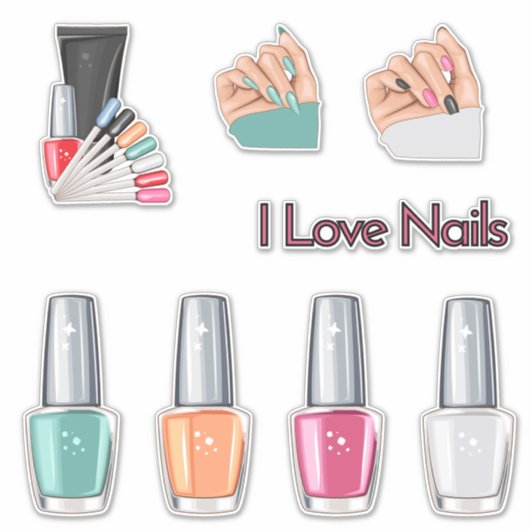 Nail Tech Sticker pack (Voorkant)