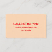 Nail Tech Visitekaartje (Achterkant)