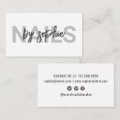 Nail Tech Visitekaartje (Voorkant / Achterkant)