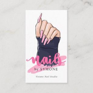 Nail Technicia Salon Logo  Visitekaartje