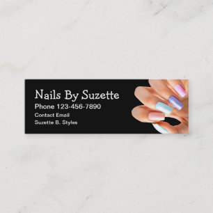 Nail Technician Beauty Mini Visitekaartjes