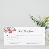 NAIL TECHNICIAN GIFT CERTIFICAAT (Staand voorkant)