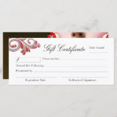 NAIL TECHNICIAN GIFT CERTIFICAAT (Voorkant / Achterkant)