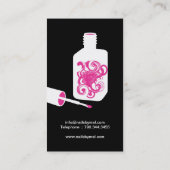 NAIL TECHNICIAN VISITEKAARTJE (Achterkant)