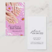 NAIL TECHNICIAN VISITEKAARTJE (Voorkant / Achterkant)