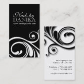 NAIL TECHNICIAN VISITEKAARTJE (Voorkant / Achterkant)