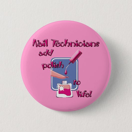 Nail Technicians Button (Voorkant)